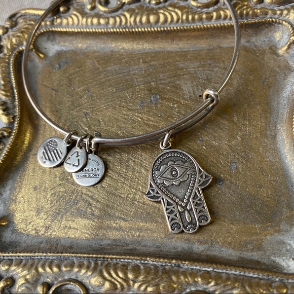Alex and Ani Jewelry - Hand of Fatima Charm Bangle